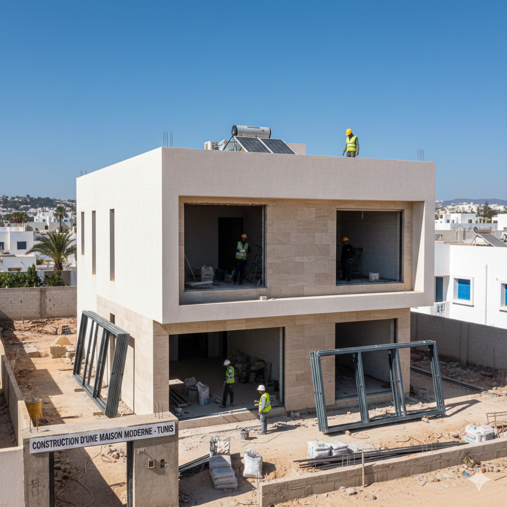 Construction d'une maison