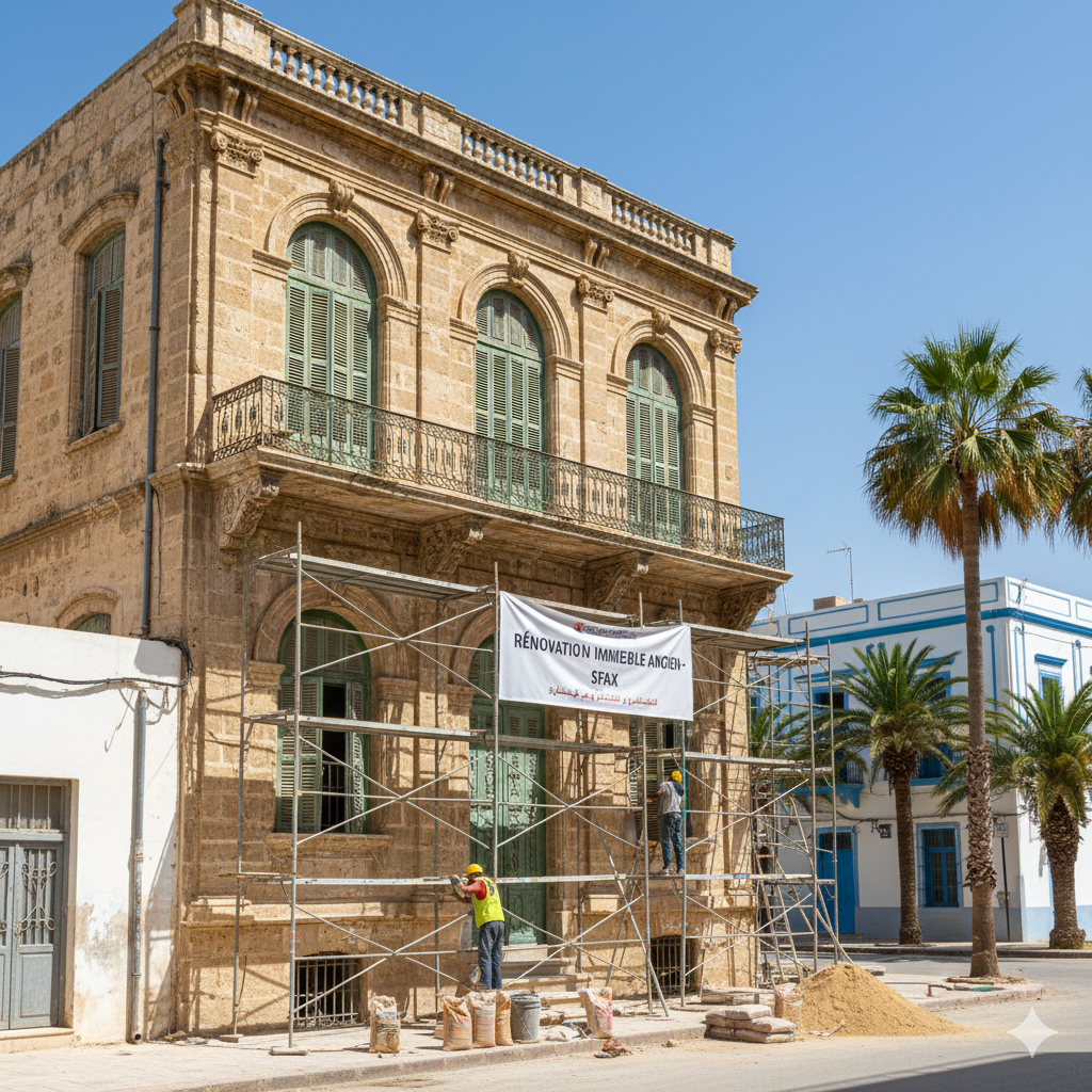 Rénovation d'immeuble
