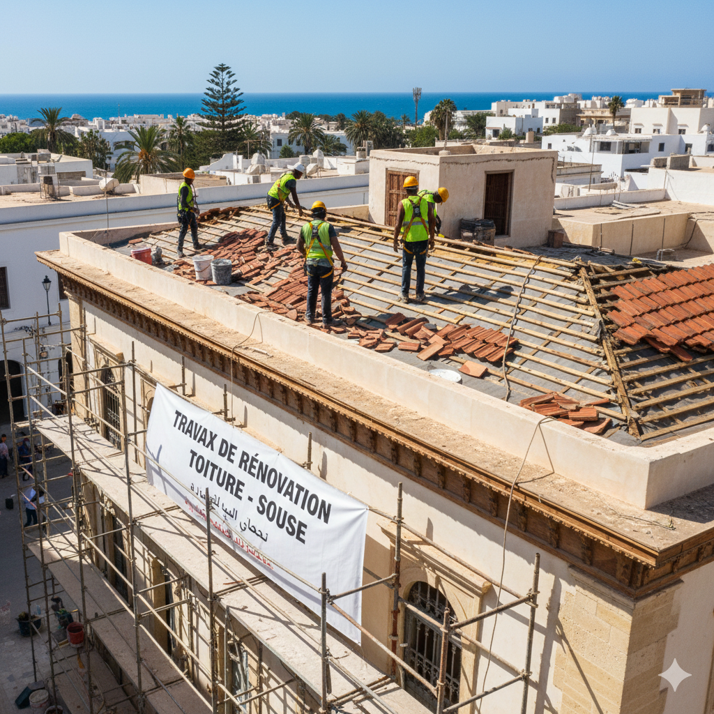 Travaux de toiture